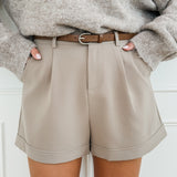 Dark Taupe Fruma Short