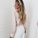 Powder Pink Estee Blouse LONG SLEEVE