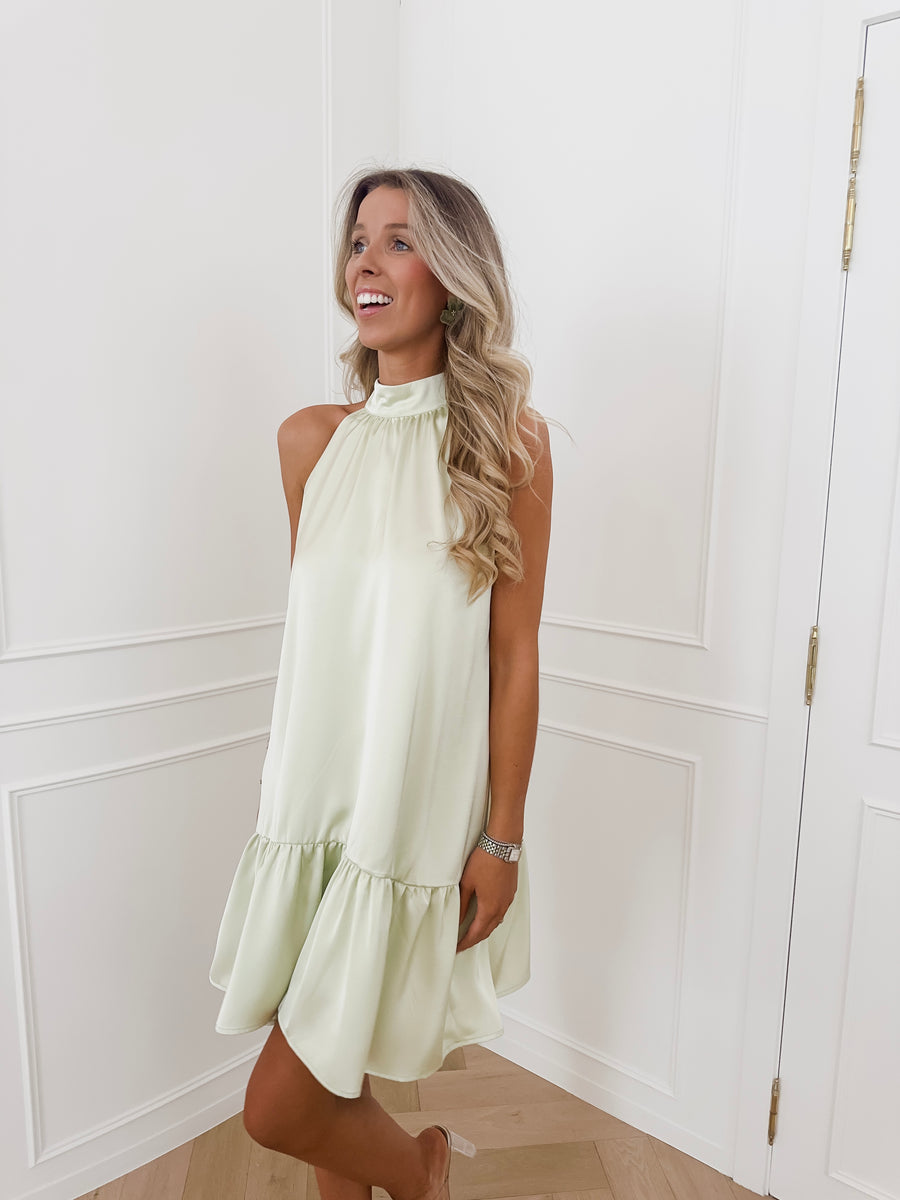 PRE ORDER Mintgreen Elina Frill Dress