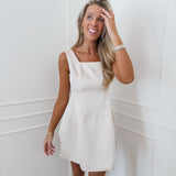 Champagne Elisabeth Back Bow Dress