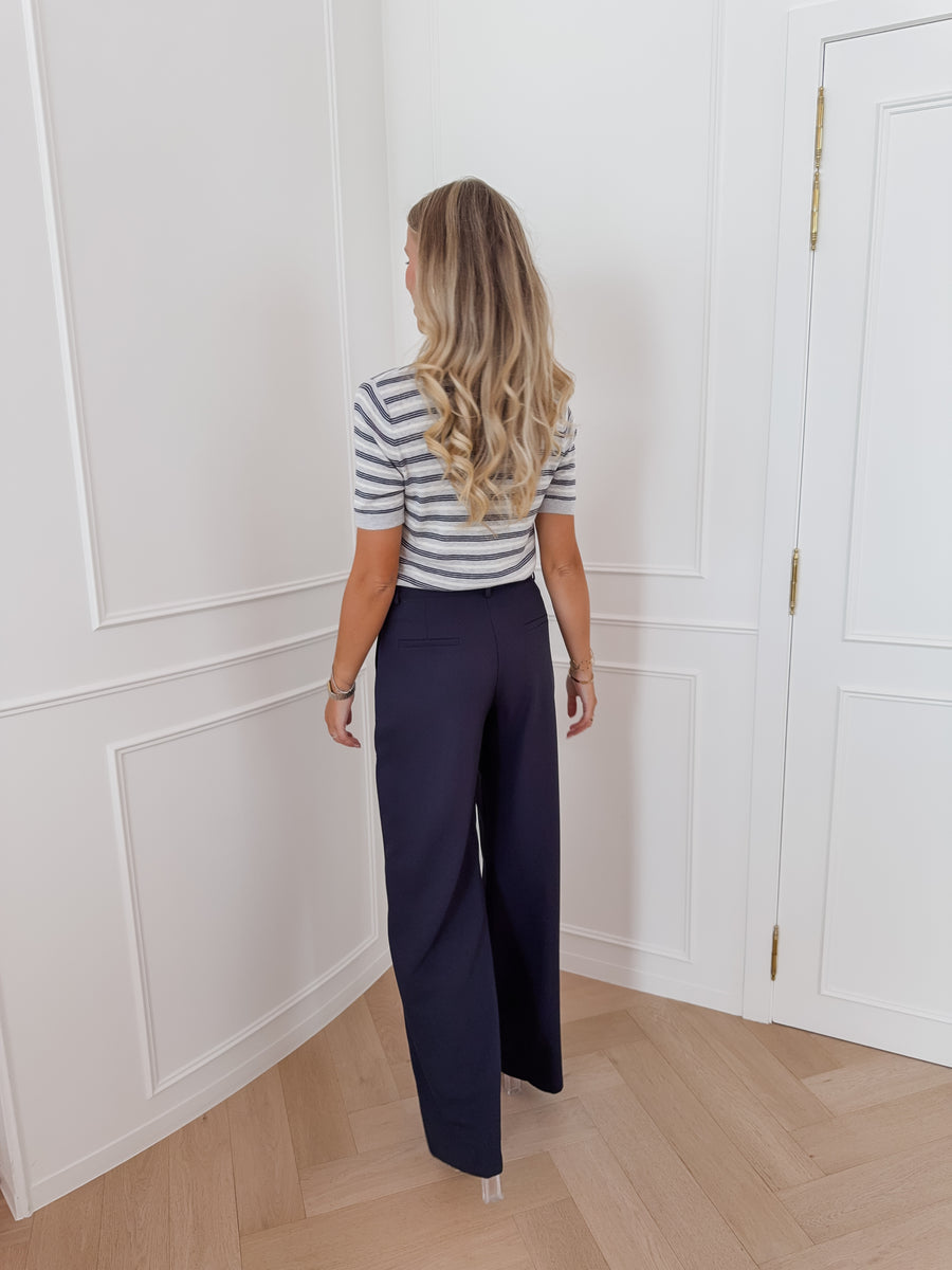 Navy Erica Trouser