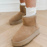 Beige Cosy Winter Boots