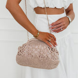 Light Pink Flower Ayla Bag