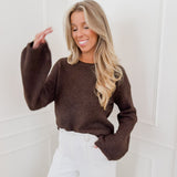 Dark Brown Sabine Sweater