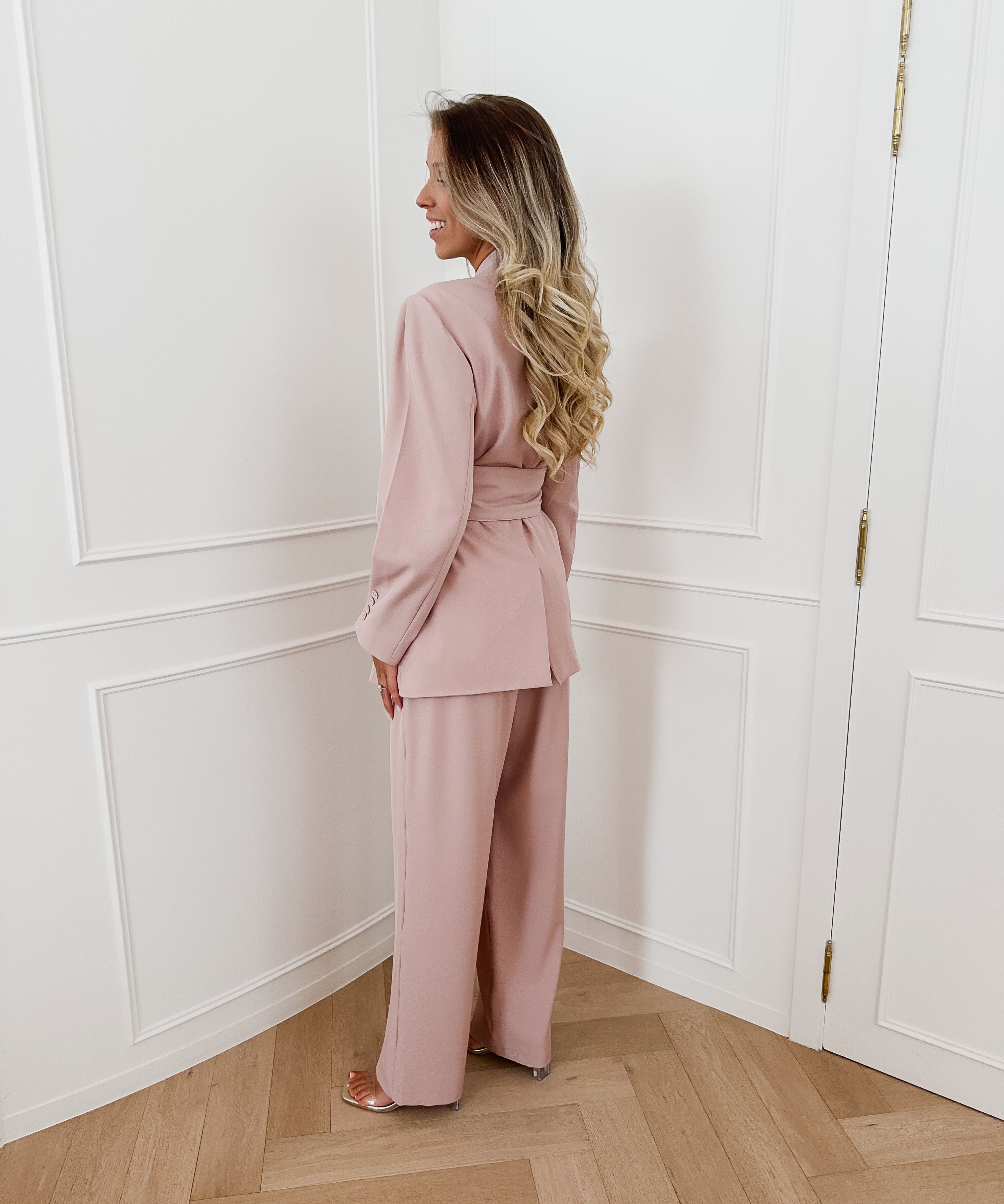 Old Pink Josefien Trouser