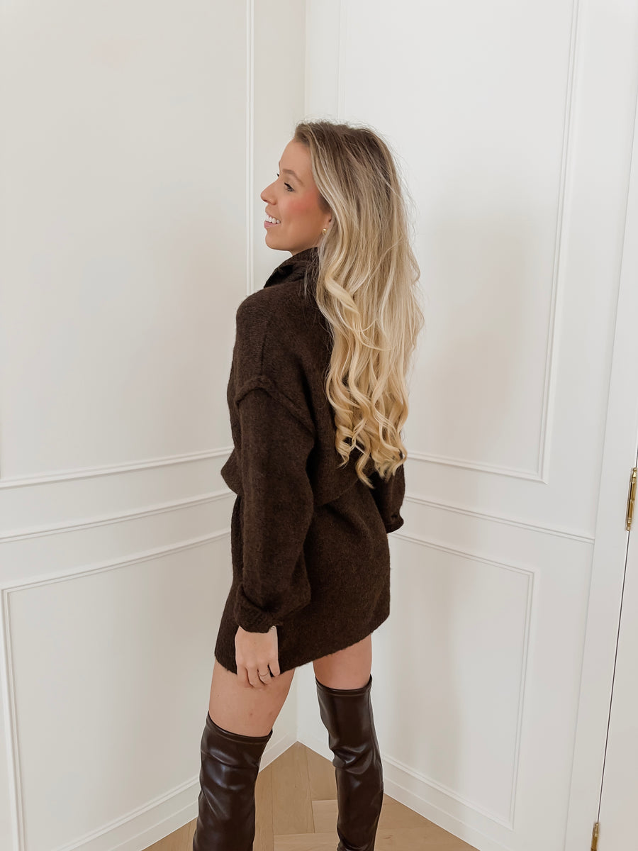 Brown Autumn Knee Boots