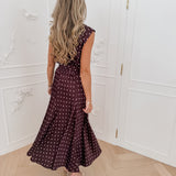 Plum Pink Polka Dots Christine Skirt