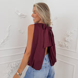 Bordeau Open Back Leah Top