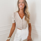 Beige Lexia Blouse