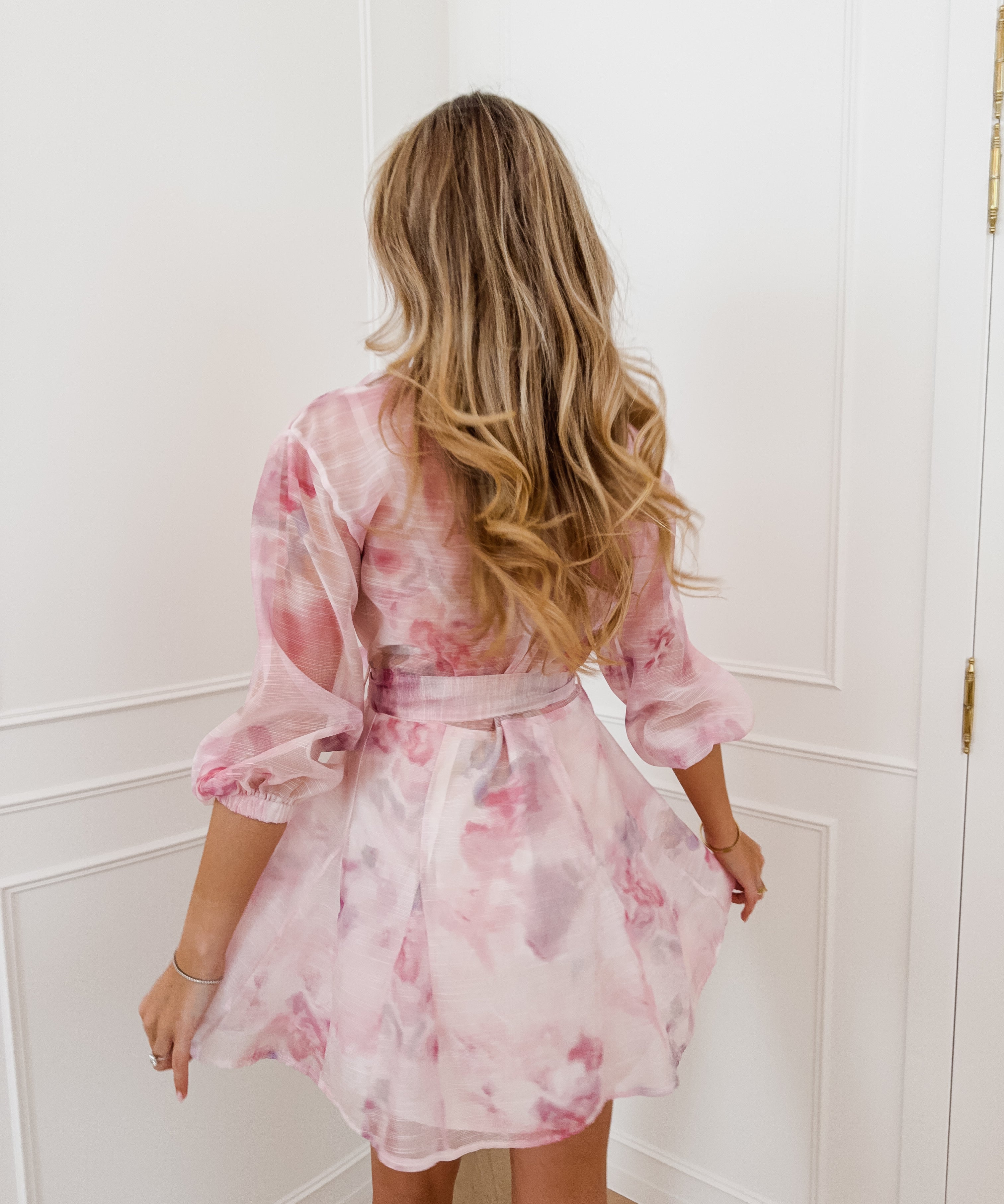 Pink Madeleine Floral Dress