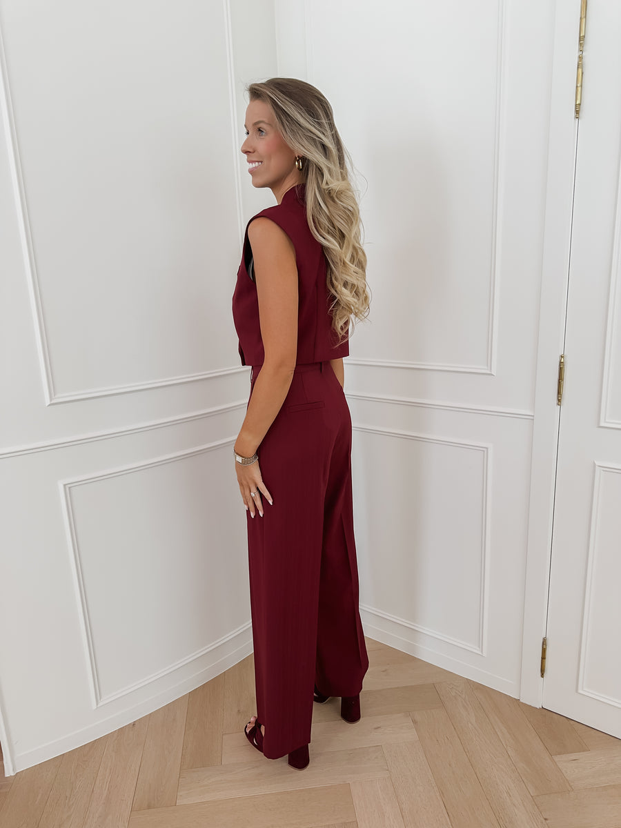 Wine Red Lisa Ensemble