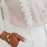 Soft Pink Eline Blouse