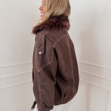 Dark Brown Farah Jacket
