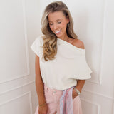 Cream Laurena Top