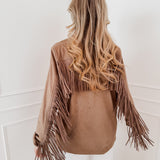 Brown Suede Cowboy Jacket