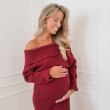 Wine Red Bandeau Camila Ensemble