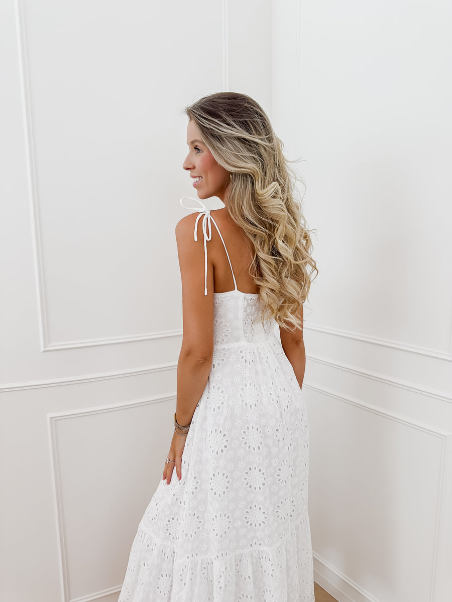 White Long Verona Dress