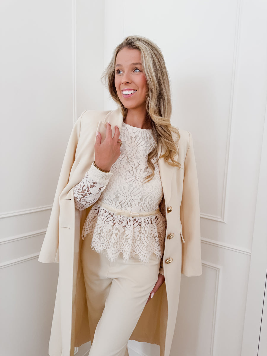 Vanilla Eleanor Lace Blouse