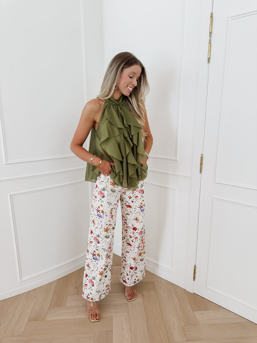Multicolor Flower Sofia Jeans