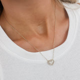 Creamy Heart Necklace