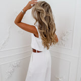 White Mylene Set