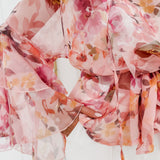 Pink Flowy Flower Blouse
