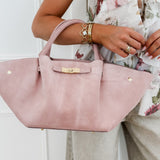 Suede Pink Anne Bag