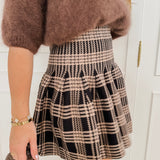 Black Beige Leila Skirt