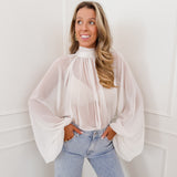Cream Michaela Blouse