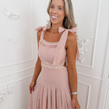 Dusty Pink Jennah Cut Out Dress