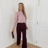 Old Pink Lilly Sweater