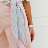 Pink Polka Dots Scarf