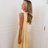 Yellow Long Lien Dress