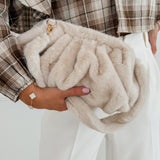 Beige Fluffy Mariette Bag