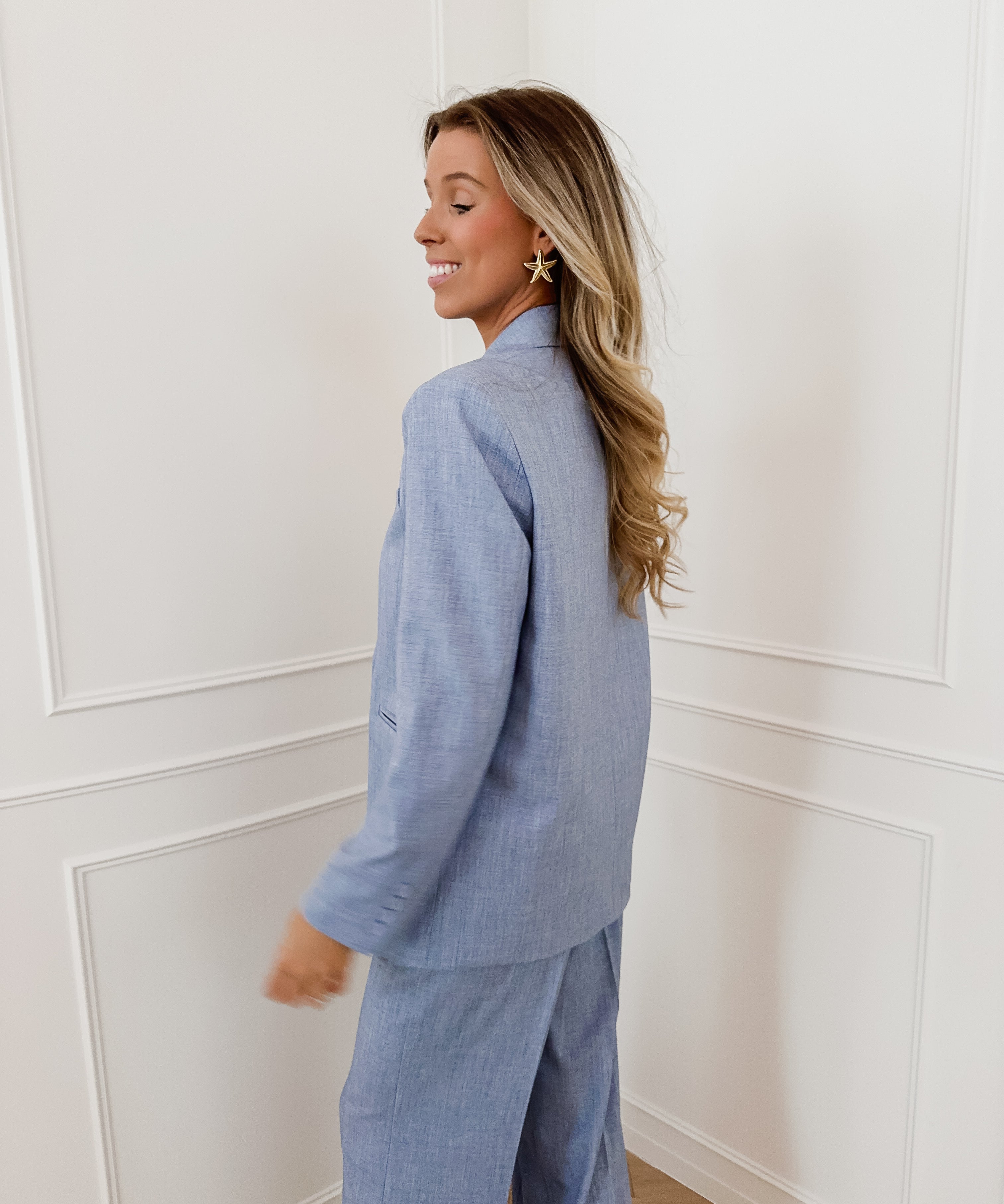 Blue Aurelie Blazer