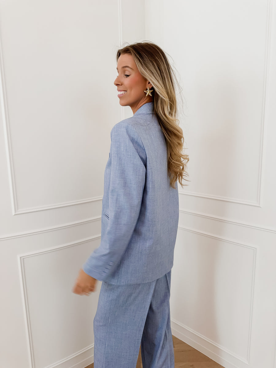 Blue Aurelie Blazer