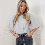 Grey Teardrop Jeans