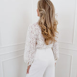 Cream Colette Lace Blouse