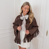 Brown Ginny Studs Jacket