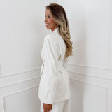 Crème Belt Janey Blazer
