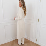 Vanilla Ameline Golden Button Long Coat