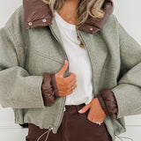 Khaki Brown Chelsea Jacket