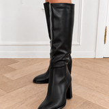 Black Salina High Heel Boots