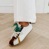 Brown White Fiene Sneakers