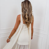 Vanilla Bandeau Long Catharina Dress