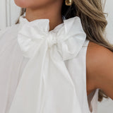 White Michelle Halterneck Top