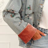 Pink Limited Edition Velvet Jeans Jacket