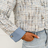 Blue Silver Tweed Jacket