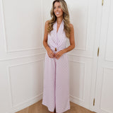 Lilac Mimi Polka Dot Jumpsuit