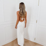 Cream Halterneck Fiènne Dress